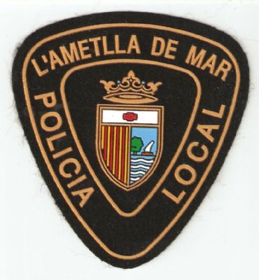 Emblema Brazo Policia Local L'Ametlla de Mar (Catalu�a)