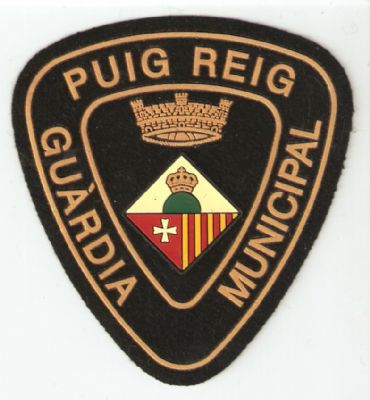 Emblema Brazo Gu�rdia Municipal Puig Reig (Catalu�a)