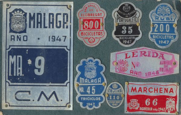 Conjunto de matr�culas varias