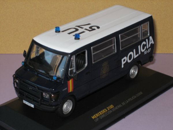 Vehiculo Miniatura Cuerpo Nacional de Policia  Mercedes 310D (2.000)