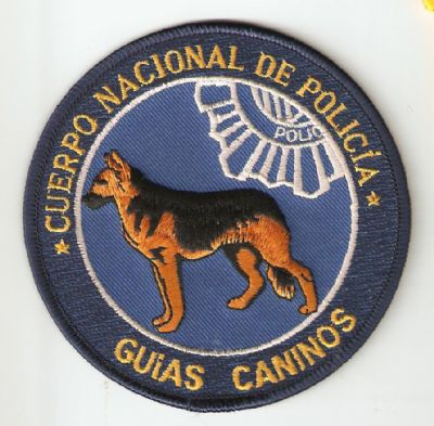 Emblema Brazo Unidad de Gu�as Caninos K-9  (C.N.P.)