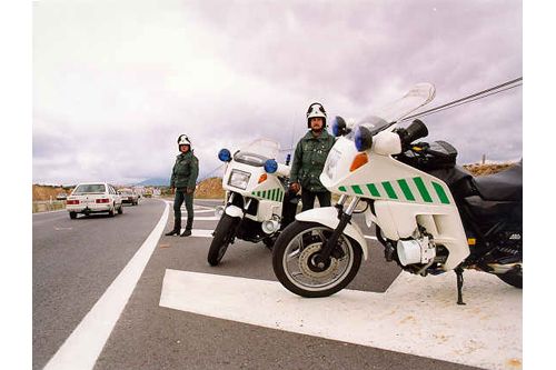 Motocicleta  BMW   (K-75) Guardia Civil  Tr�fico