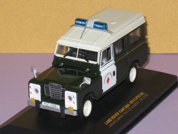 Miniatura 4X4 Lan Rover Santana 109 Agrupaci�n de Tr�fico (Espa�a 1.978)