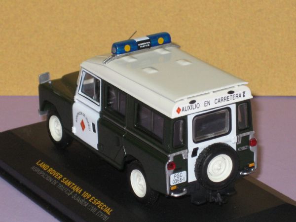 Miniatura 4X4 Lan Rover Santana 109 Agrupaci�n de Tr�fico (Espa�a 1.978)