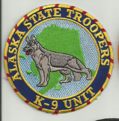 Emblema de Brazo K-9 (Alaska) U.S.A.
