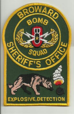 Emblema de Brazo K-9  Broward County (Florida) U.S.A.