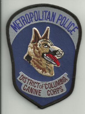Emblema de Brazo K-9  Washington D.C.  U.S.A.