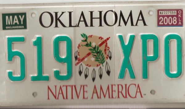 Matricula de Oklahoma  (U.S.A.)