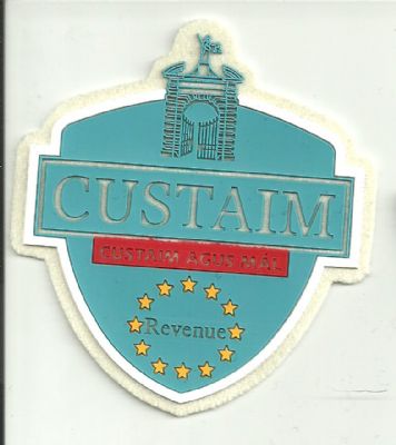 Emblema Brazo Unidad Canina Aduanas Irlanda