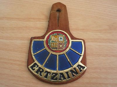 Placa pecho Ertzaina