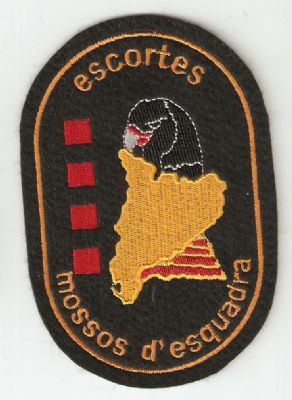 Emblema Brazo Mossos D'esquadra (ESCOLTAS) Catalu�a