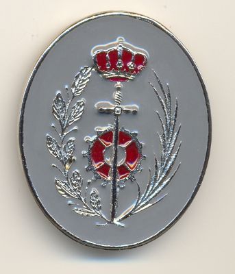 Placa Metalica y de Tela de Funcionario de Prisiones (Cadiz)