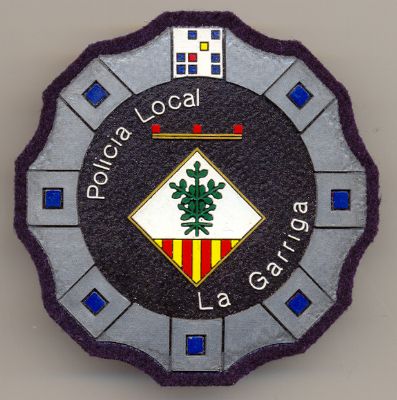 Emblema de Pecho Antiguo Policia Local La Garriga (Catalu�a)