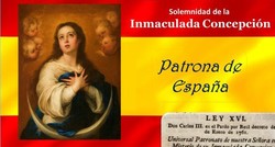 8 de Diciembre: Solemnidad de la Inmaculada Concepción