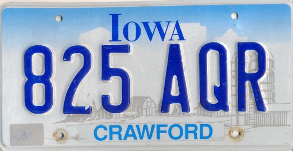 Matricula de Iowa (U.S.A.)