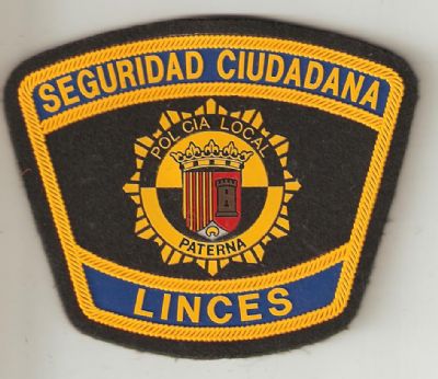 Emblema de Brazo de P. L. de Paterna  Seguridad Ciudadana  (Valencia)