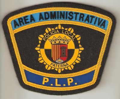 Emblema de Brazo de P. L. de Paterna Area Administrativa  (Valencia)