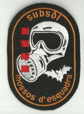 Emblema Brazo Mossos d'escuadra (Subsuelo) Catalua
