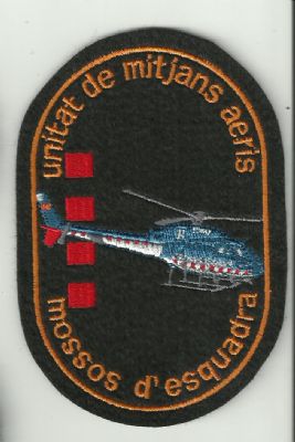 Emblema Brazo Mossos d'escuadra (Helicopteros) Cataluña