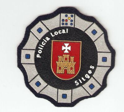 Emblema Pecho Policia Local Sitges (Cataluña)