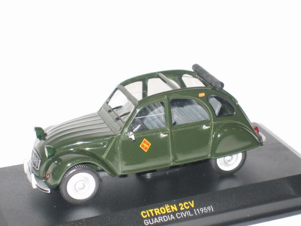 Miniatura Vehiculo Citroen 2 CV. Guardia Civil Espaa (1.959)