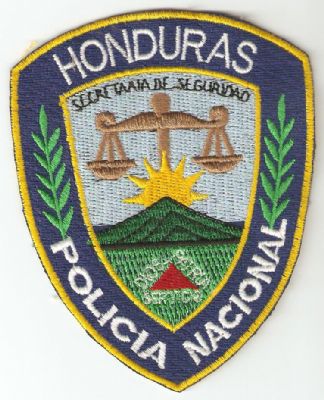 Emblema de Brazo de Honduras (Policia Nacional)