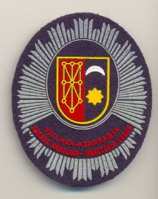 Emblema  Pecho Auxiliar Agente Policia Local Villava (Navarra)