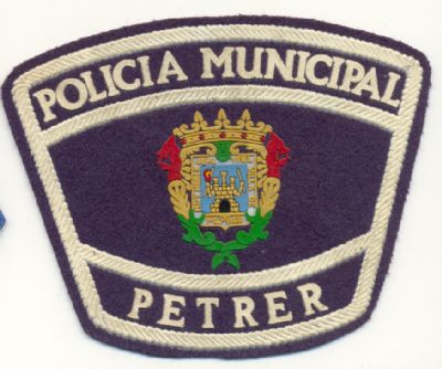 Emblema antiguo Policia Municipal Petrel  (Alicante)