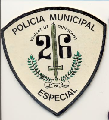 Emblema antiguo Policia Municipal  Valencia 