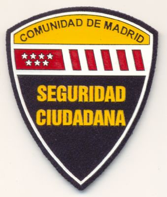 Emblema de Brazo de BESCAM (Seguridad Ciudadana) Madrid