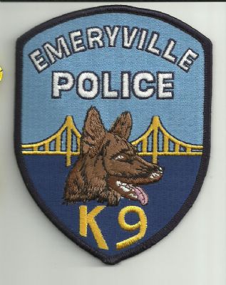Emblema de Brazo K-9  Emeryville (California) U.S.A.