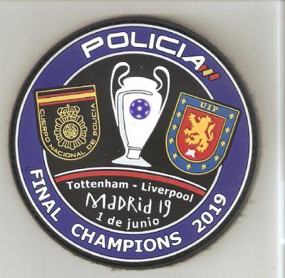 Emblema Tothenham-Liverpool 1 Junio Final Champions 2019