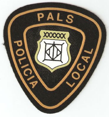 Emblema Brazo Policia Local de Pals  (Gerona)