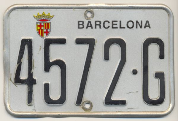 Matricula de Ciclomotor de  Barcelona