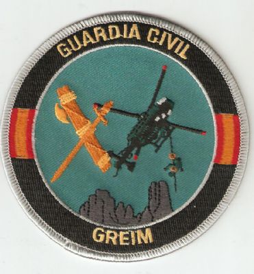 Emblema Brazo Guardia Civil G.R.E.I.M. (Unidad Especial de Rescate Montaña)