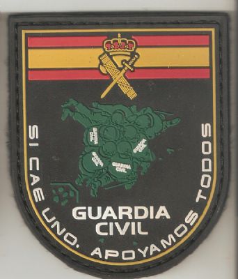 Emblema brazo Guardia Civil (Espa�a) Mochilero