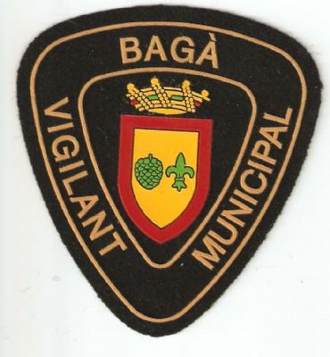 Emblema de Brazo de P.Local de Bagá (Cataluña-Barcelona)