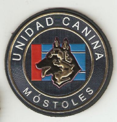 Emblema Brazo Unidad Canina K-9 Mstoles (Madrid)