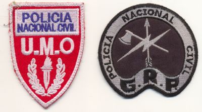 Emblema de Brazo de Policia Nacional Civil de El Salvador
