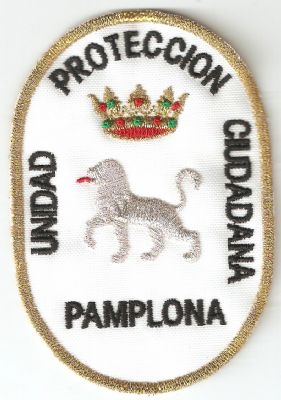 Emblemas Brazo antiguos Policia Municipal de Pamplona (replicas)