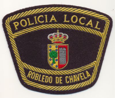 Emblema de Brazo de Policia Local de Robledo de Chavela (Madrid)
