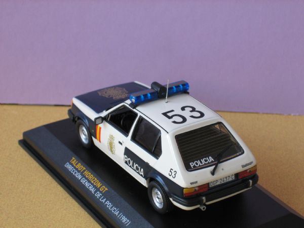 Miniatura Vehiculo Talbot Horizon GT  C.P.N. Espaa (1.987)