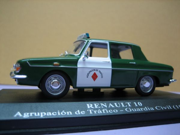 Miniatura Vehiculo Renault 10 Guardia Civil  (1967)