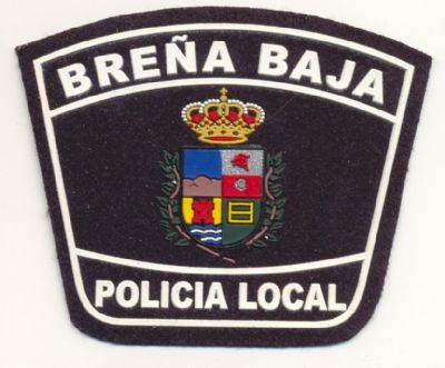 Emblema de brazo Policia Local Brea Baja (Islas Canarias)