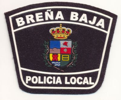 Emblema de brazo Policia Local Brea Baja (Islas Canarias)