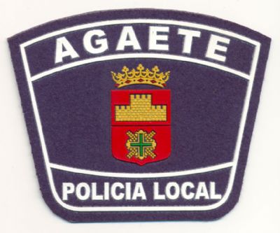 Emblema de brazo de Policia Local Agaete (Islas Canarias)