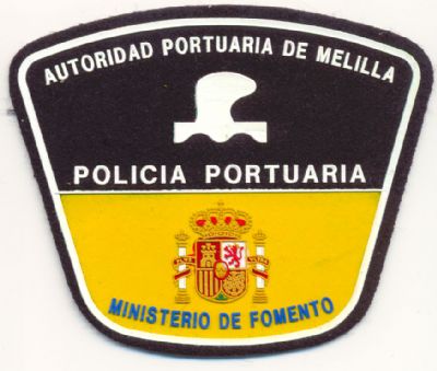 Emblema de Brazo de Policia Portuaria de Melilla