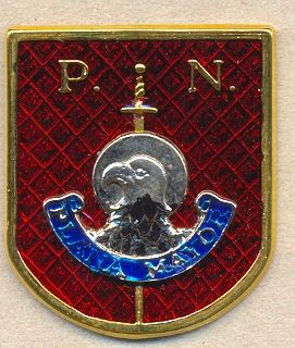 Placa Pecho de  Plana Mayor (Policia Nacional) 1.978