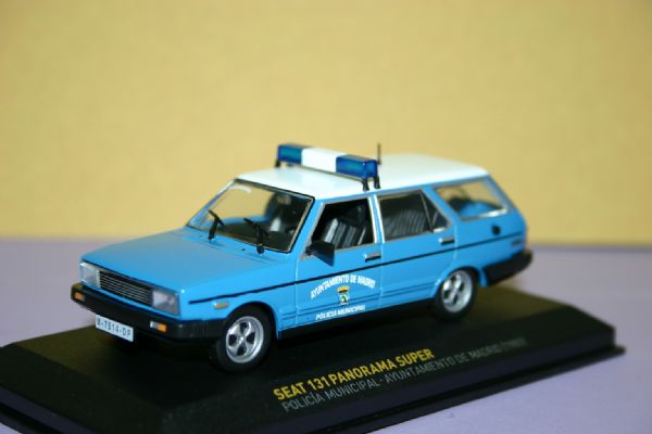 Vehiculo Miniatura Seat 131 Panorama de Policia Municipal de Madrid 1.980