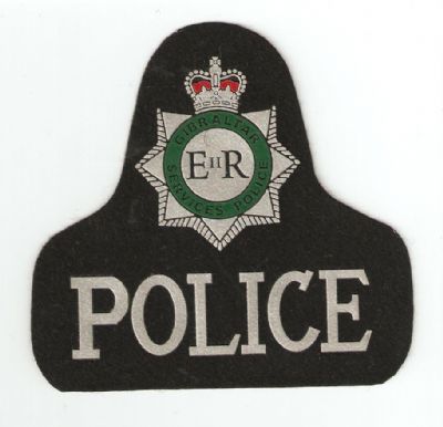 Emblema de Brazo de Bobby Ingles de Gibraltar